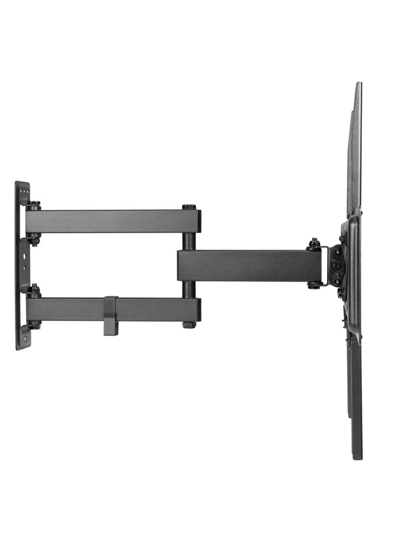 Skill Tech SH 70P Swivel TV Wall Mount for 37"-70" Screens, VESA 600x400, Wall Profile 71mm–431mm, Max Load 35kg – Black - Image 2